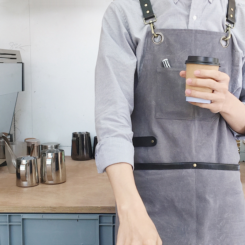 High Quality Wear-resistant Waxed Canvas Work Apron