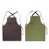 2018 New Design Gardening Gallery Bar Cafe Canvas Work Apron Custom LOGO