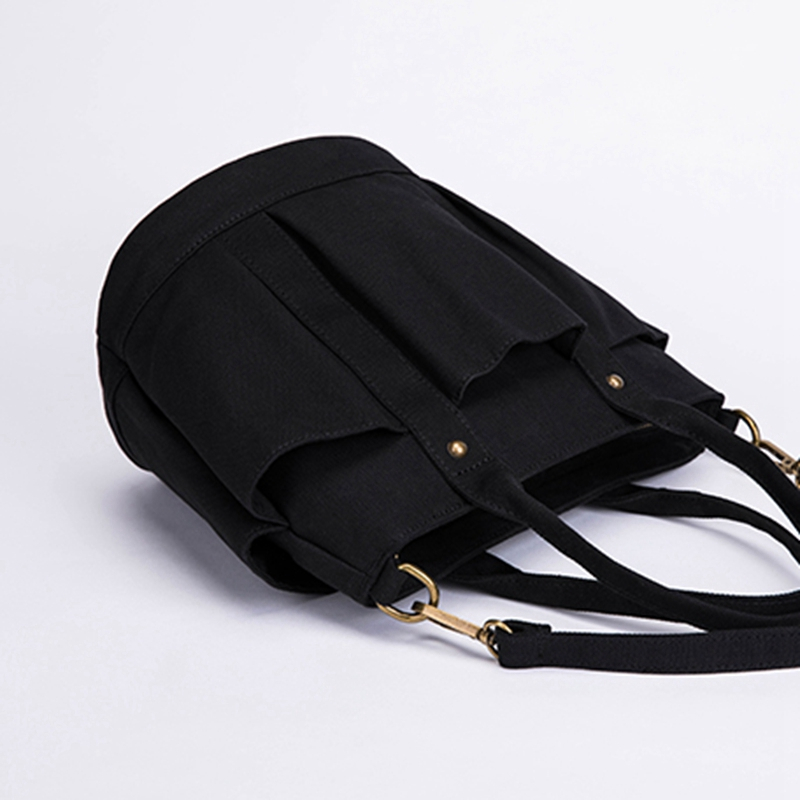 Ins hot sale cotton canvas bag slung shoulder bag leisure travel tote bag