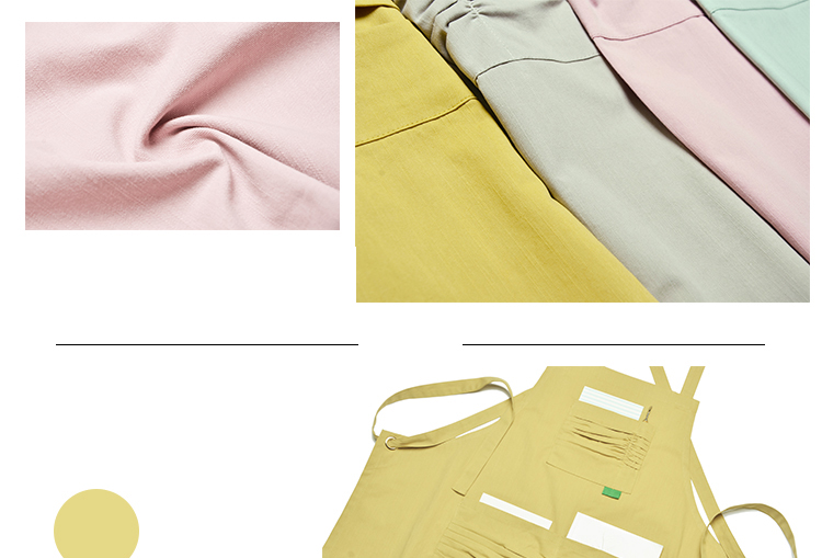 color cotton apron (6)