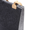 High quality recycling reusable hand felt bag for women 