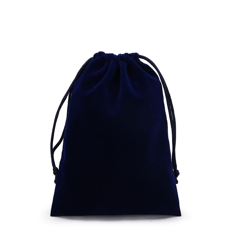 Soft comfortable velvet drawstring storage gift package bag