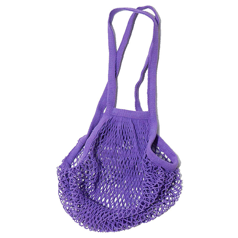 Eco friendly lightweight fashion cotton mesh tote shopping bag for fruit package