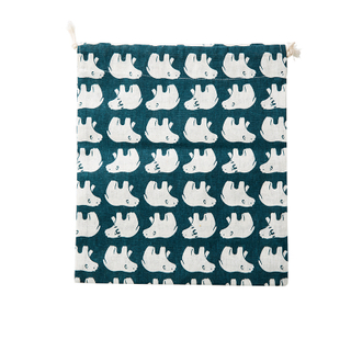 Wholesale different sizes durable linen drawstring bag with high quality