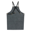 Professional Custom Leather Belt Combine Cotton Fabric Canvas Apron