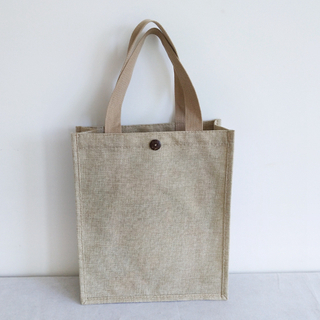 Standard strong load braring durable linen tote bag 