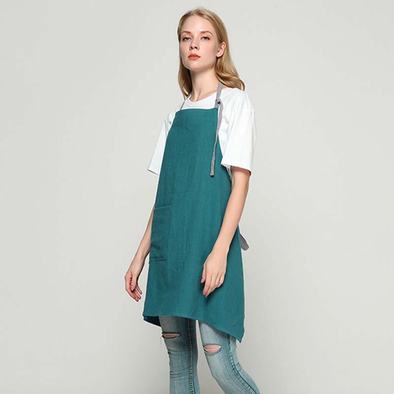 China supplier profession custom hotel kitchen restaurant barista cake shop garden cleaning apron for wholesale