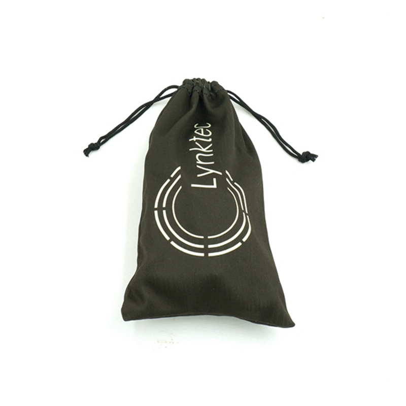 Portable soft microfiber glasses drawstring package bag for sunglasses