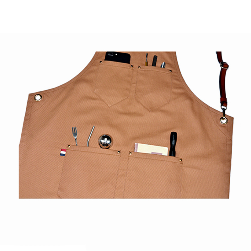 Fashionable Colorful Superior Cotton Fabric Denim Work Or Home Use Apron