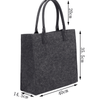 Hot products women leisure shoulder hand bag durable felt bag wholesale