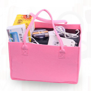 Factory price high quality reusable and comfortable felt shopping bag