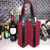 Christmas thickened felt red wine gift bag double wine box custom champagne gift bag