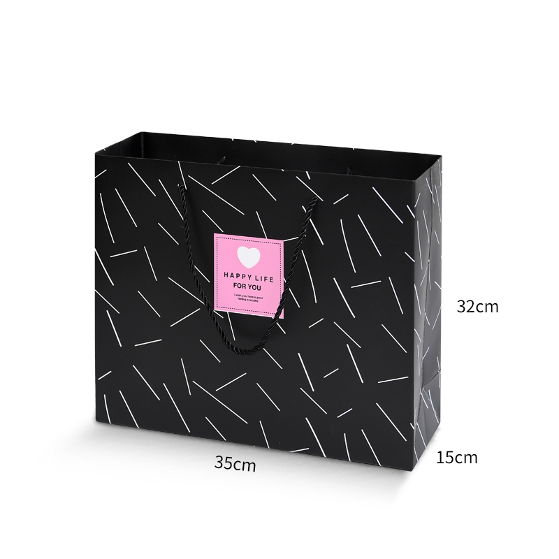 Most popular cheap custom beautiful pattern printed gift paper bag for sale