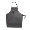 High Quality Canvas Fabric Leather Straps Work Apron With Pockets