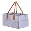 Felt Material Baby Diaper Fashion Custom Multi-Functional Toiletries Finishing Felt Tote Handbag For Wholesale