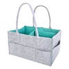 Felt Material Baby Diaper Large Capacity Handbag Eco Friendly Breathable Felt Storage Baskets With China Supplier