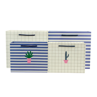 Reinforced handle strong kraft paper bag gift package