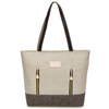 High-end eco-friendly fashional dirty durable women linen cotton bag for shopping