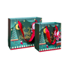 Lovely tree santa claus custom christmas gift paper bag