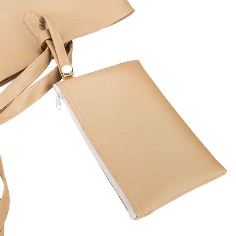 Ins fashion classic high quality strong and durable waterproof easy wash pu waterproof tote bag for ladies