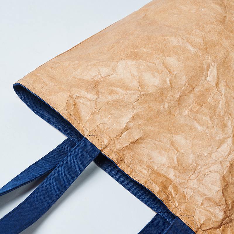 Unisex fashion simple canvas DuPont paper portable shopping bag shoulder bag