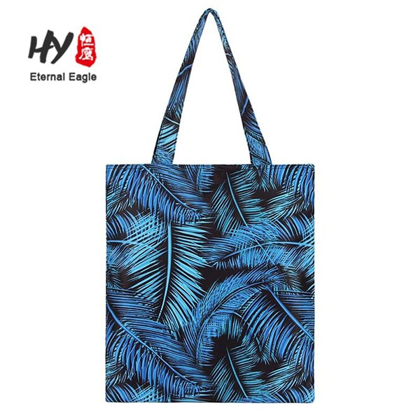 Reusable waterproof grocery shopping tote bag