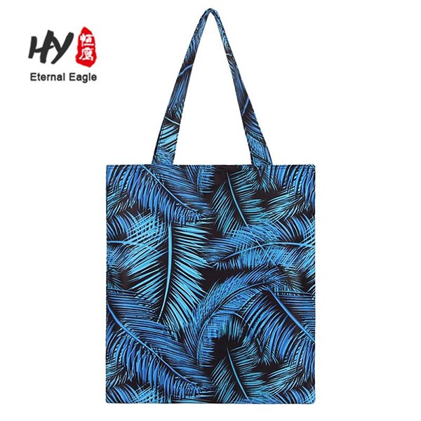 Reusable waterproof grocery shopping tote bag
