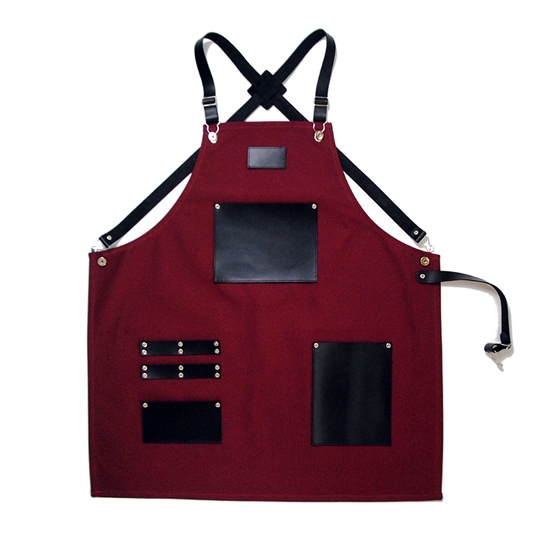 Superior Leather Combine Canvas Fabric Tool Work Apron