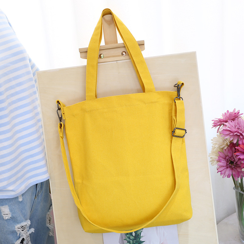 Fashion poratble polyester cotton canvas bag