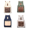 Custom Superior Durable Canvas Apron with Leather Pockets And Straps