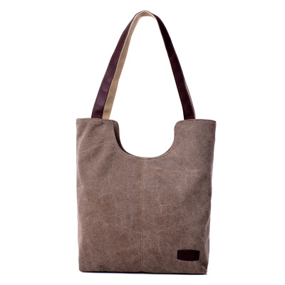 Strong load bearing thicker canvas women tote bag