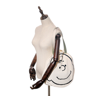 Silk printing cartoon canvas tote bag