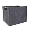 Soft comfortable felt storage tote bag
