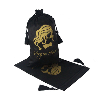 Factory custom satin wig bag