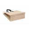 China supplier direct supply natural breathable eco friendly comfortable jute linen tote shopping bag with promotional price