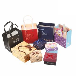 China supplier custom printed kraft paper bag with gift bag