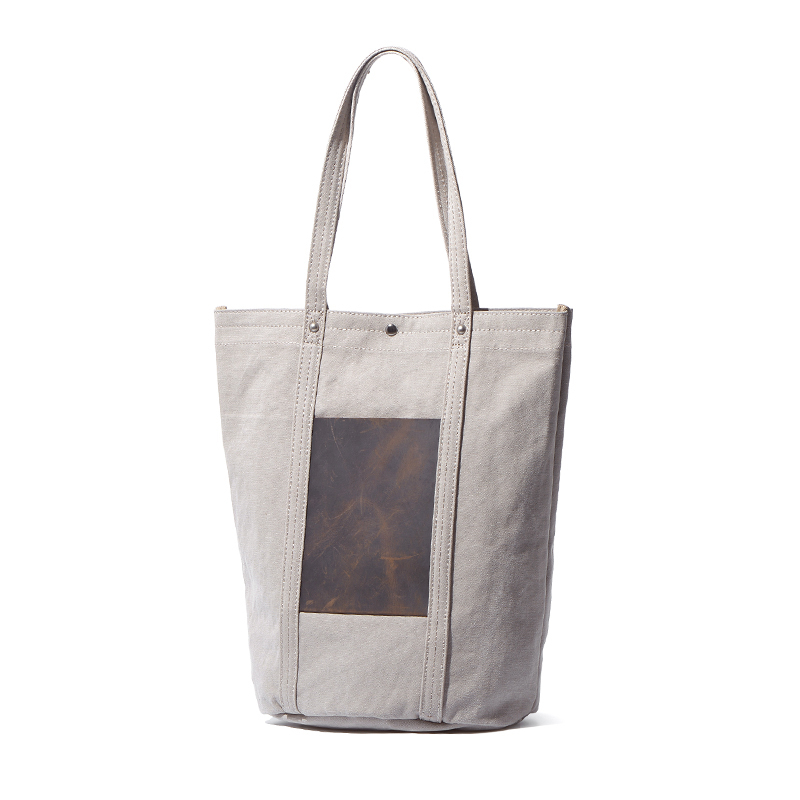 New style fashion high end original design recycled canvas tote shopping bag for promotional