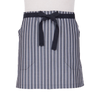 Striped designed new and fashional durable short work cotton apron for waiters