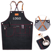 Reasonable price top grade durable and eco-friendly cooking denim apron
