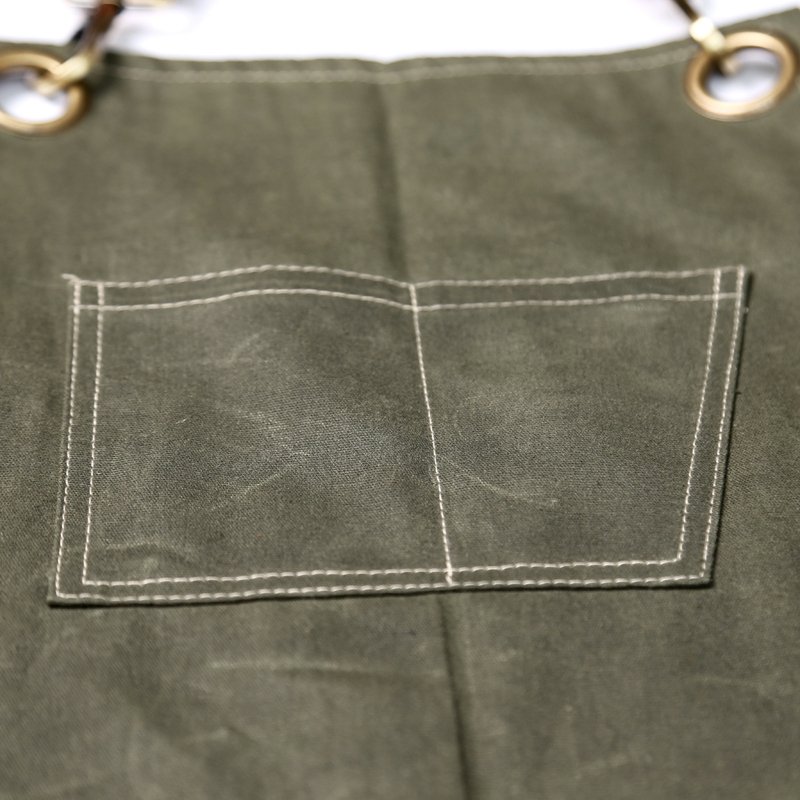 Hot-selling Army Green Thick Canvas Leather Belt Apron