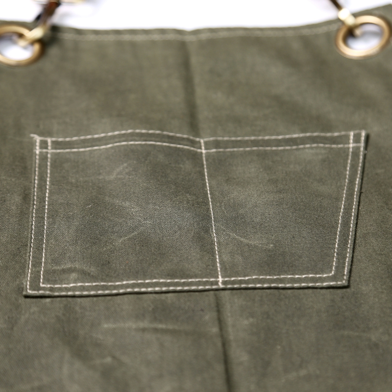 Hot-selling Army Green Thick Canvas Leather Belt Apron