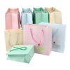  Shopping retail brown cheap kraft paper bags with handle for wholesale
