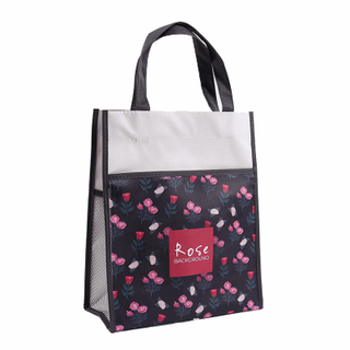 Korean version of the thick waterproof shopping bag Oxford cloth folding portable large capacity travel tote bag