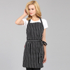 Stripe canvas eco friendly breathable kitchen cooking apron for women