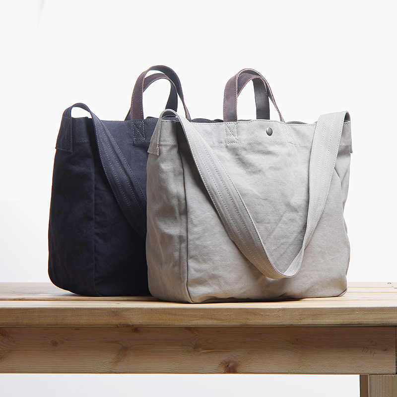 Fashion vintage popular new style canvas tote shopping bag with logo custom