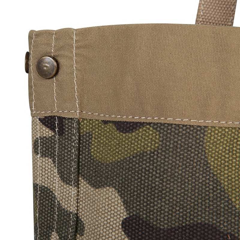China supplier low price promotional new product camouflage canvas tote bag for women and men