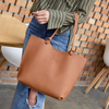 Fashion waterproof durable new style design soft comfortable pu leather women handbag