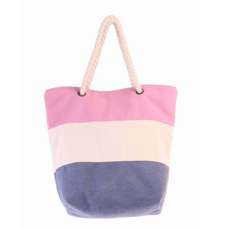 Factory logo custom reusable cotton canvas shopping bag for women