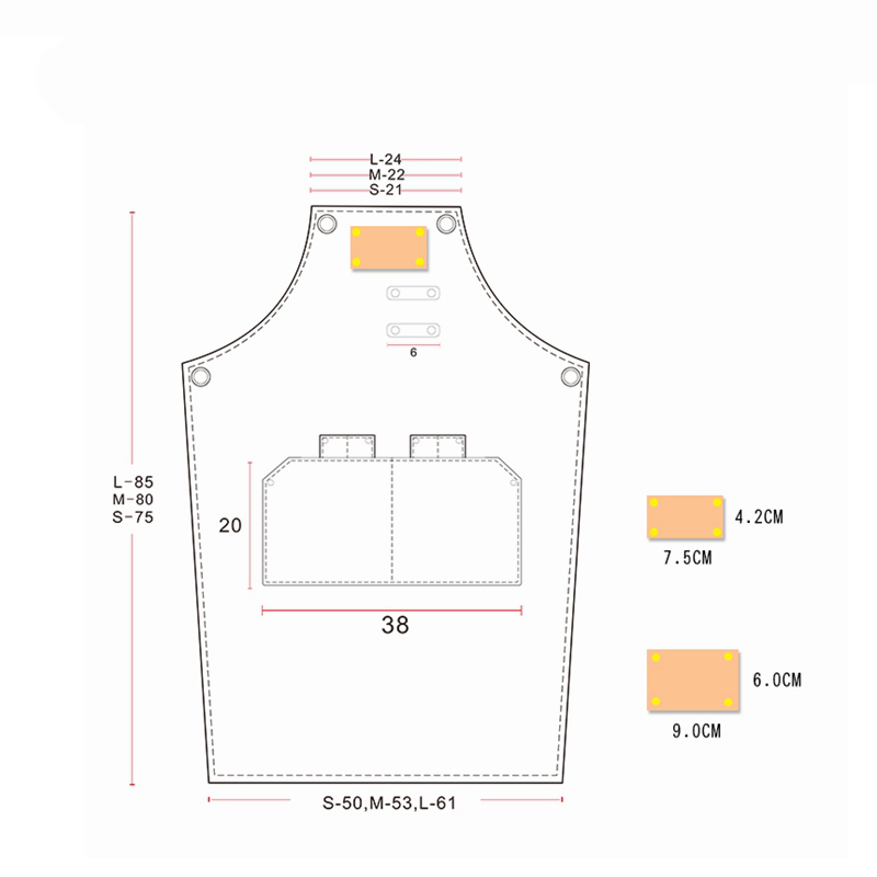 Fashionable Multipurpose Wear-resistant High Quality Canvas Tool Apron