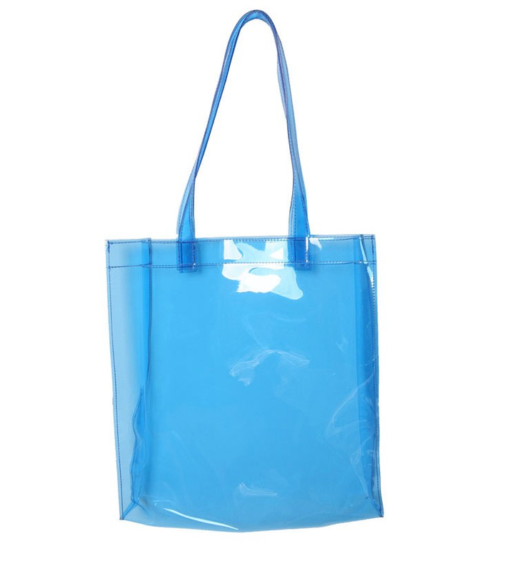 Factory price handles customized pvc bag for gift and shopping